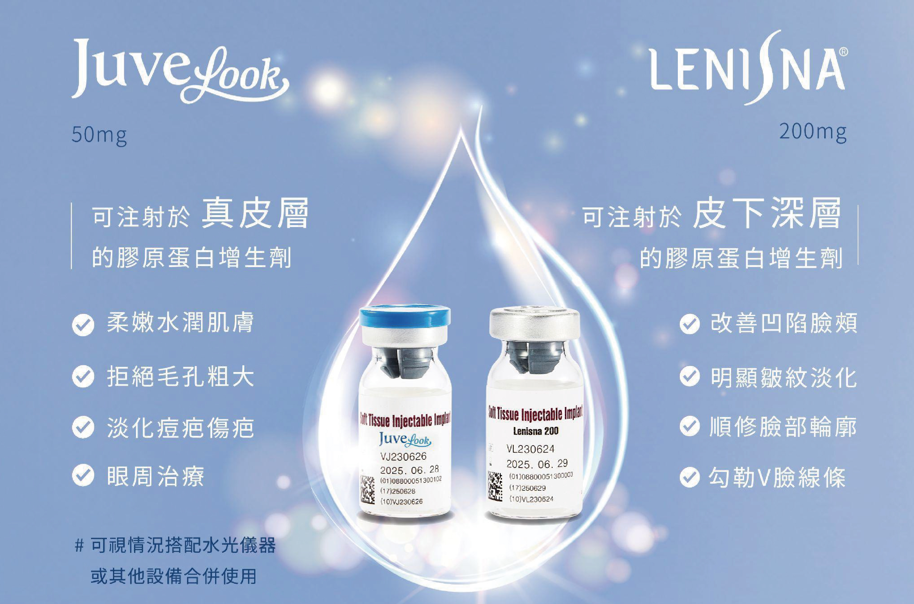 Juvelook 喬雅露的兩種劑型比較