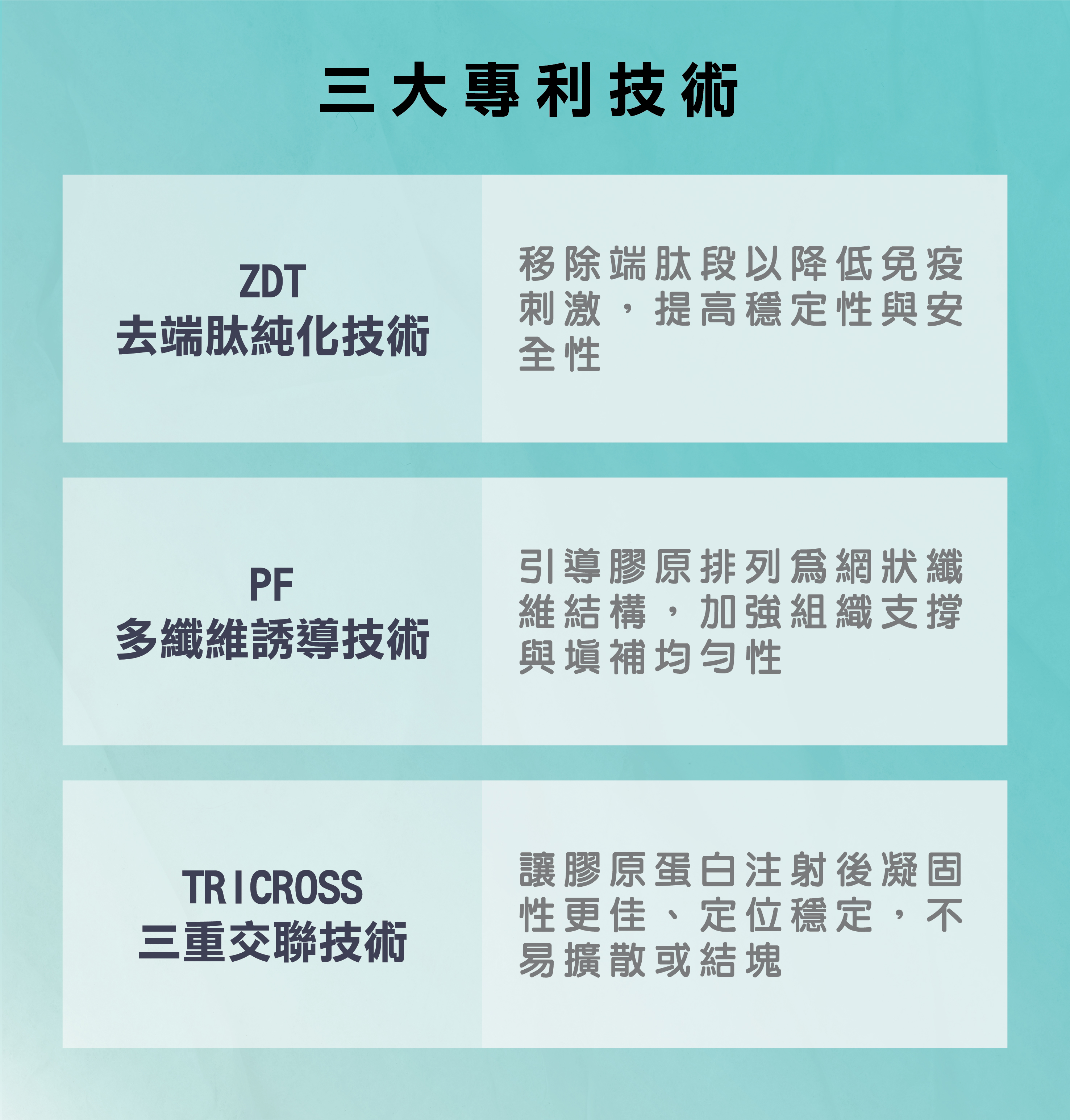三大專利技術
