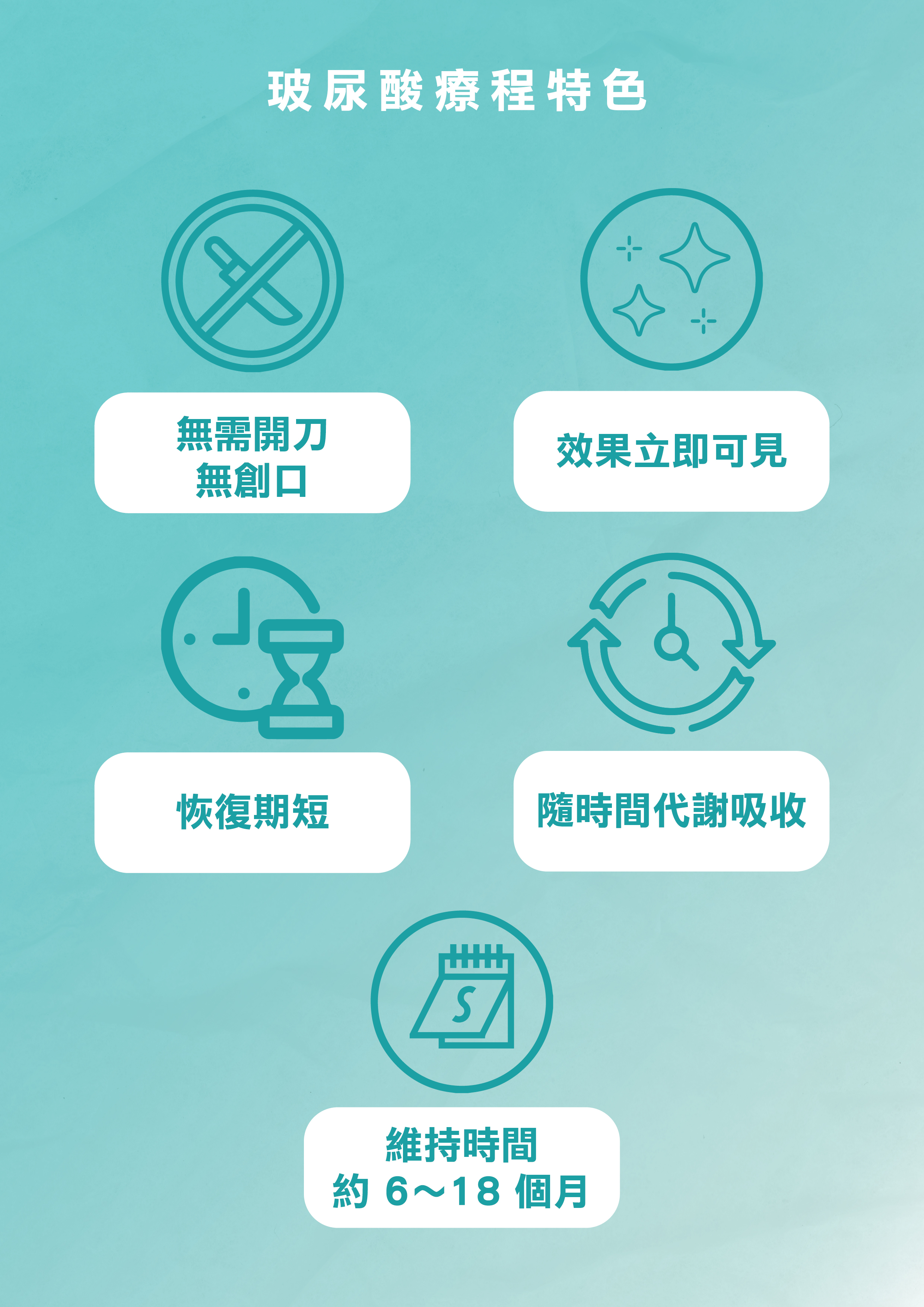 玻尿酸療程特色