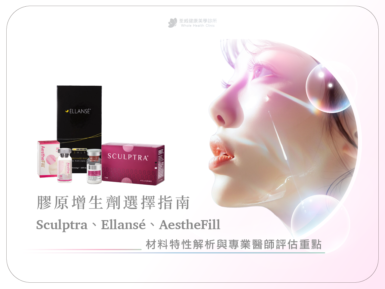 【美學規劃】膠原增生劑選擇指南：材料特性解析與專業醫師評估重點｜荃威診所