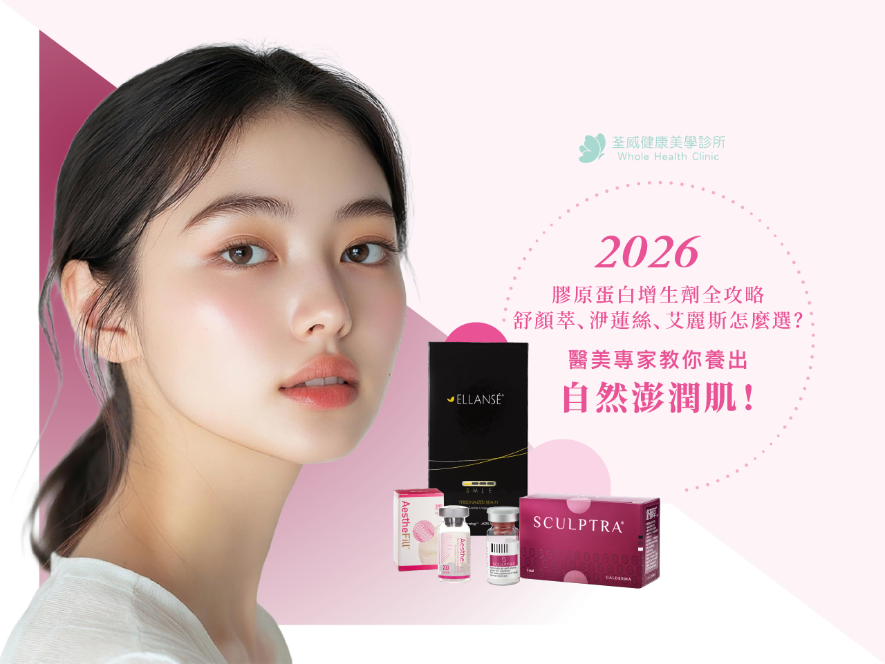 【2026最新】膠原蛋白增生劑全攻略：舒顏萃、洢蓮絲、艾麗斯怎麼選？醫美專家教你養出自然澎潤肌！