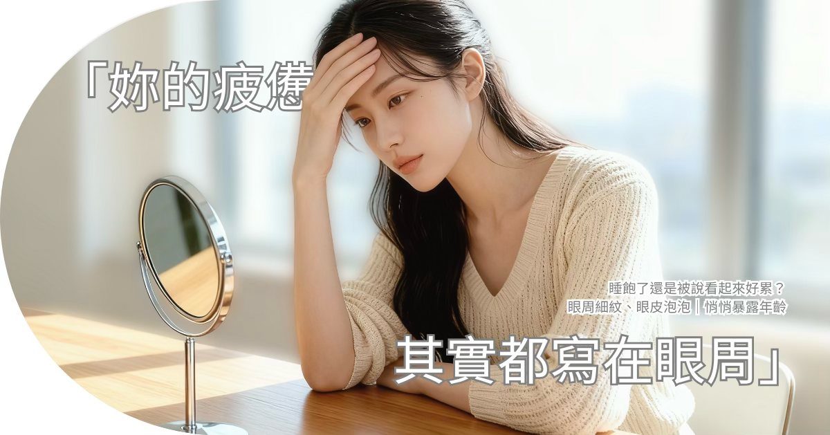 妳的狀態，是否正悄悄被眼周洩露？