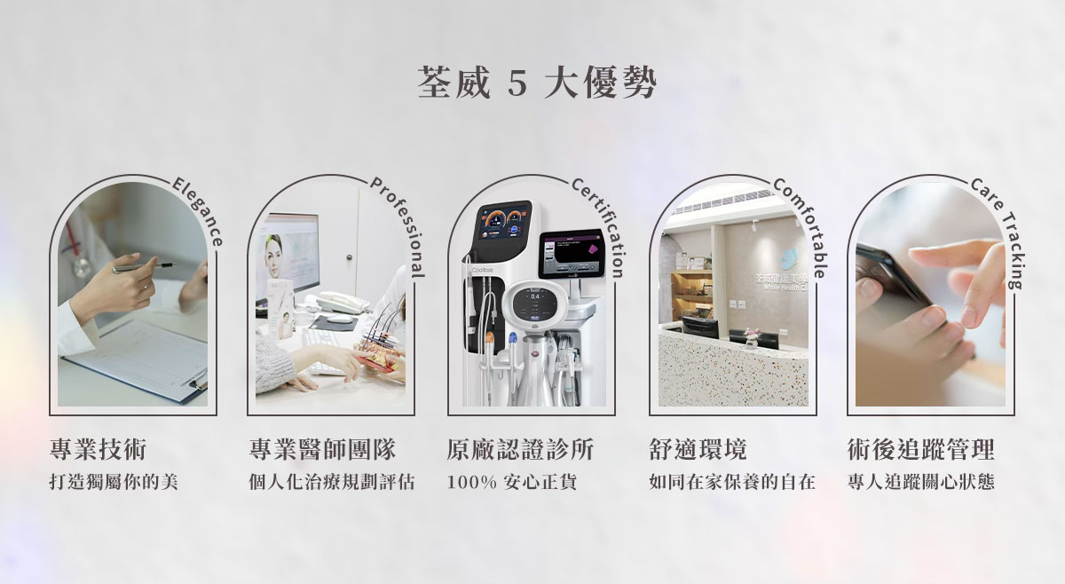 立即預約荃威診所一對一專業諮詢，讓我們帶您親自驗證，安心變美。