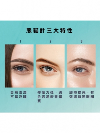雙美膚力原® 熊貓針｜高純度活性膠原蛋白，專為眼下打造的緊緻修復